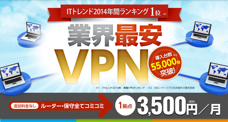 業界最安VPN